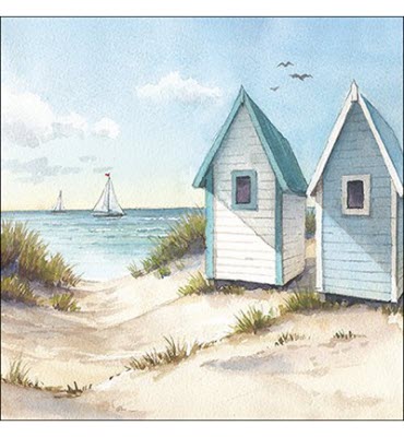20x Maritieme servetten 33 x 33 cm 20x Maritieme servetten 33 x 33 cm