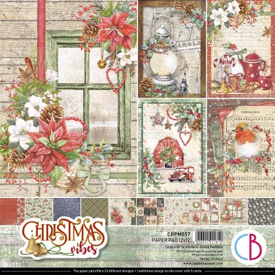 Ciao Bella Mixed Media Book A4 - 50 Blatt Motivpapier Für Scrapbooking & Karten