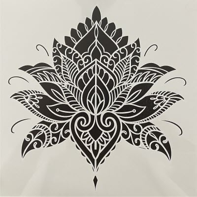 3d bloemen set 5 kleuren 45 mm
